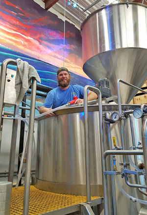 Craig manages the brewery and oversees the entire beer making process. 